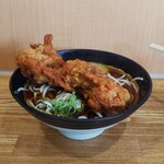 Yayoi Ken - からあげそばと玉子(440円＋50円)