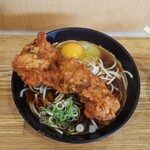 Yayoi Ken - からあげそばと玉子(440円＋50円)