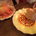 カフェ デ アゲンダ - ピーチジュエルと桃のショートケーキ