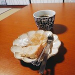 農家のオーベルジュ こもれび - デザートとＧ１ホットコーヒー