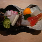 くろぎ - 九絵･煽烏賊･牡丹海老（'12/6）