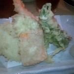 粋や - 天ぷら盛り合わせです