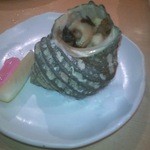 粋や - サザエの塩焼きです