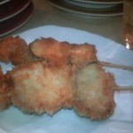 粋や - メール会員にプレゼントメール、この日は串カツでした