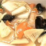 Chuugokuryourikatsuratei - 海老と季節野菜の塩炒め。