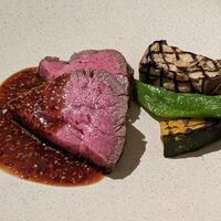 天草 天空の船 - 熊本産牛フィレ肉のポアレ 粒マスタードソース