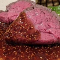 天草 天空の船 - 熊本産牛フィレ肉のポアレ 粒マスタードソース