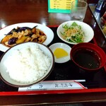 Saiyuukan Rokuryuu - 茄子と豚肉の炒め定食