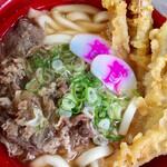 資さんうどん - テイクアウト。ごぼう天を自分で投入ッ！！