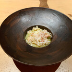 Nishimura Takahito La cuisine creativite - 北海道の毛蟹のオイルパスタ