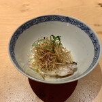 Nishimura Takahito La cuisine creativite - 長崎産あらのポワレ〜ごぼうのソースとごぼうの揚げを乗せて〜