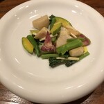 私厨房 勇 - 三陸産帆立貝と中国野菜の炒め