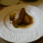 亀八 - 【2012年04月】日高産 阿部ファーム放牧豚のロースト＠1,800円。