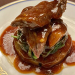 中国料理 桃花林 - 和牛とトマトのステーキ