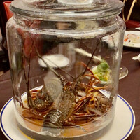 中国料理 桃花林 - 伊勢海老の紹興酒蒸し焼き