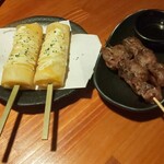 串ぜん - チーズ春巻きと１番人気のレバー♪