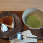 小苦樂 - プリンと抹茶のセット