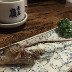 ばんや - 焼き魚 いわし焼き、完食！