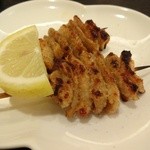 焼鳥たいこう - とりかわ（１本８０円）