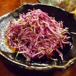 Japani-Zu Resutoran Shun Sai Touya - 新潟産 かきのもと（食用菊）三杯酢