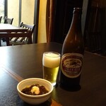 Sumiyaki Unagi Kashiwa Togawa - 中瓶ビール＆店内