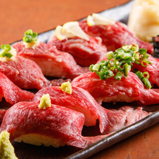 [Melting "Horse Meat Sushi"] The famous horse meat Sushi is exquisite!