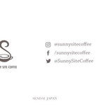 SUNNY SITE COFFEE - ショップカード裏面