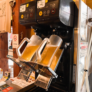 注いで選んで、お得な体験型も♪お酒も種類豊富にそろえています