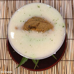 御料理 寺沢 - 生海胆と夏豆の摺り流し