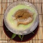 御料理 寺沢 - 生海胆と夏豆の摺り流し