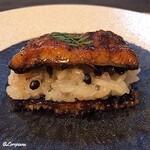御料理 寺沢 - 鰻の飯蒸し