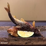 御料理 寺沢 - 天竜川の鮎焼と秋田の甘鯛焼