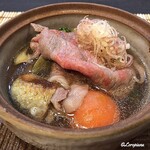 御料理 寺沢 - 北上牛のすき煮