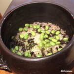 御料理 寺沢 - 香茸と香豆の炊込みごはん