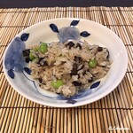 御料理 寺沢 - 香茸と香豆の炊込みごはん