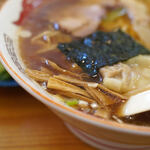 宝来家 - "餛飩麪（こんとんめん）"、乾筍（ほしたかむな）