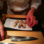 鮨 あらい - 牡蠣のコンフィ