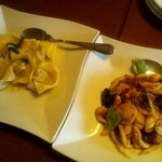 オステリア・イル・カスターニョ - ランチのパスタ 2種類