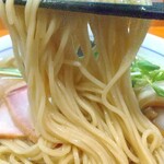 きく屋 - 細ストレート麺も旨し❗️