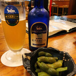 まずはビールで