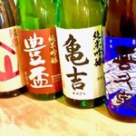 Shunkou Hideka - 地酒（豊盃、亀吉、八仙）