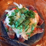 ラ･マンチーナ - カツオのカルパッチョ