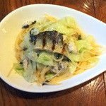 ラ･マンチーナ - 鮎と白ウリ・枝豆の塩味パスタ