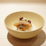 新ばし 星野 - 鯛茶の飯蒸し