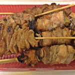 焼鳥 源兵衛 - ねぎま　もも　皮