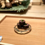 肉屋 田中 - イチボの漬け巻き