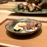 肉屋 田中 - ハラミと車海老の天婦羅