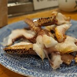 天史朗鮨 - 自家製干物　イカゲソ