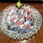 魚辰 - 秋刀魚の刺身　1,000円