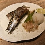 創和堂 - 秋刀魚の原始焼き